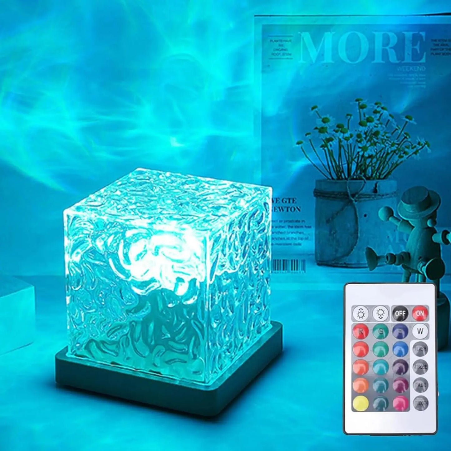RGB Ocean Wave Projector Glow Light 16 Colors