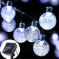 Solar Crystal Globe String Lights