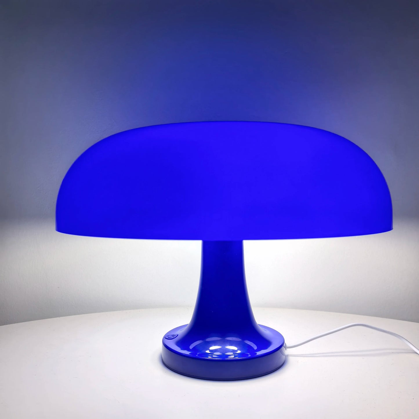 Orange Bedside Lamp for Bedroom Nightstand, Retro Mushroom Table Lamp
