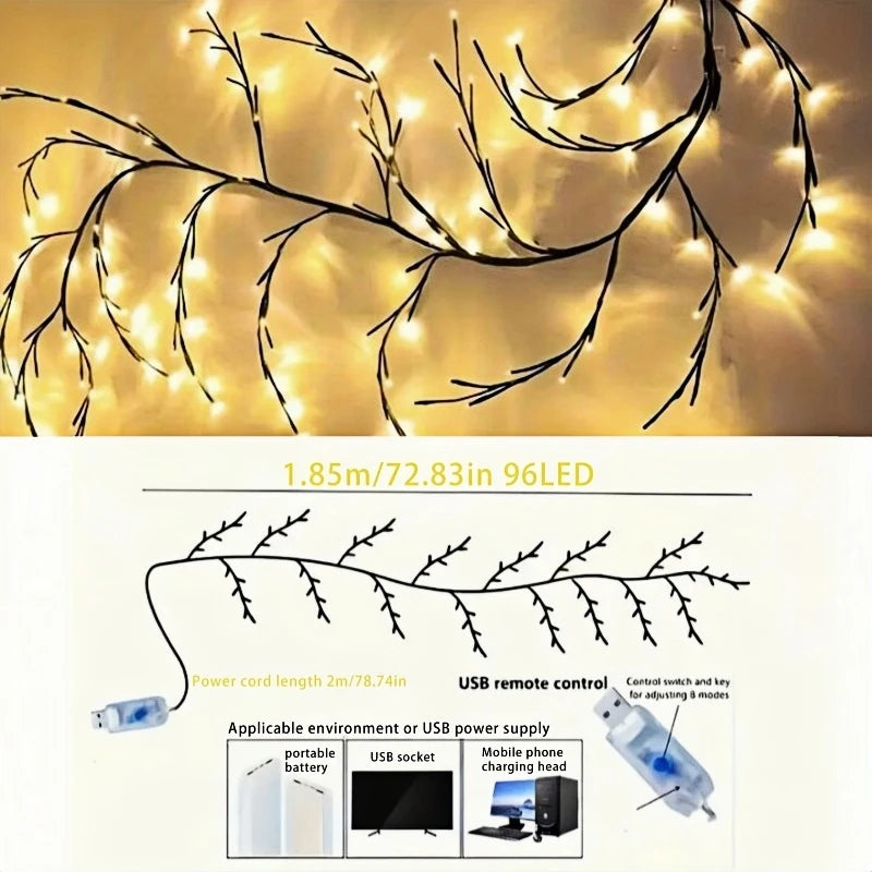 Bendable Willow Vine Lights