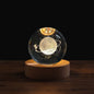 Aesthetic 3D Galaxy Crystal Ball Night Light