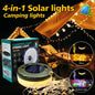Solar Camping String Lights Outdoor, 2 in 1 Rechargeable Camping Lights