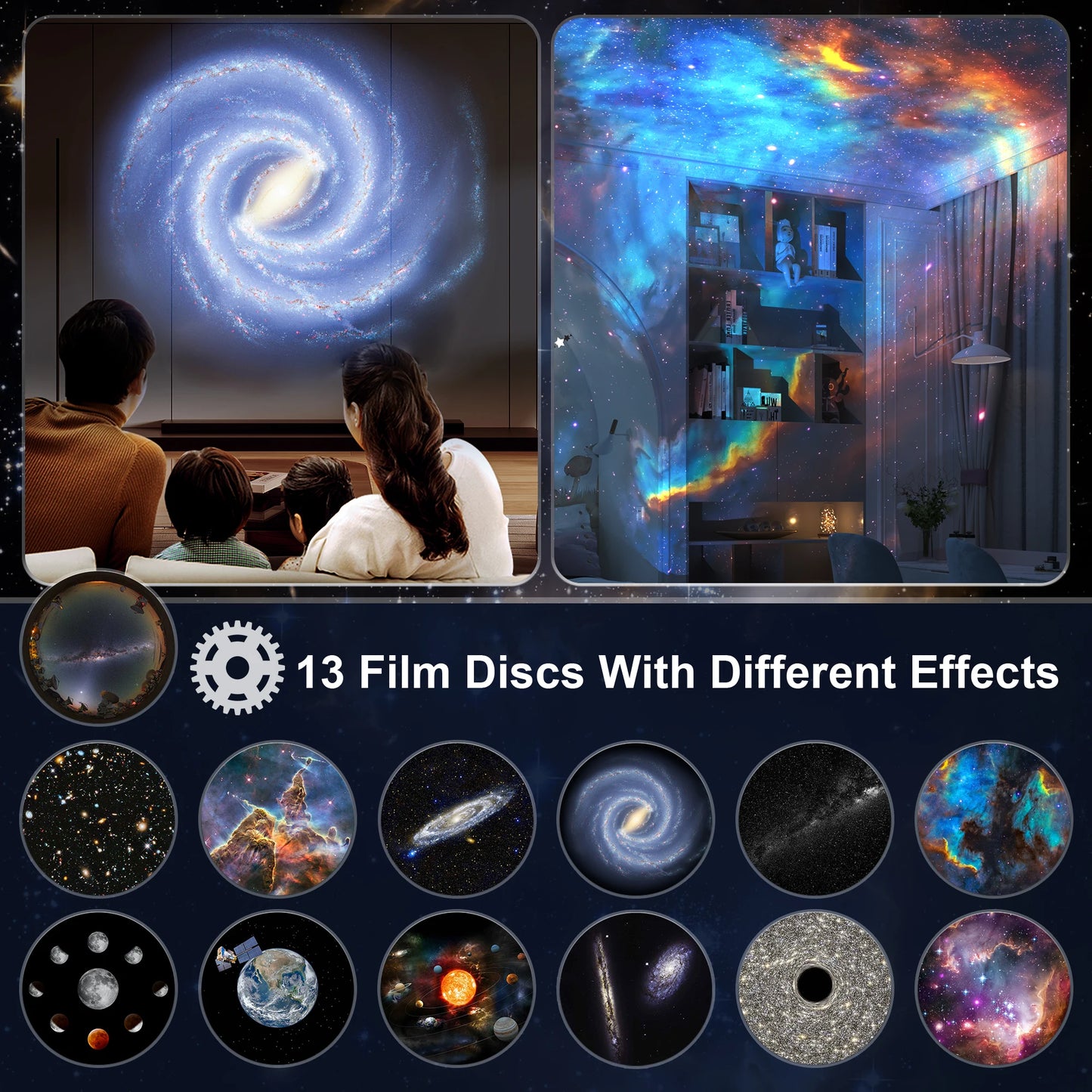 13 in 1 Galaxy Projector for Bedroom