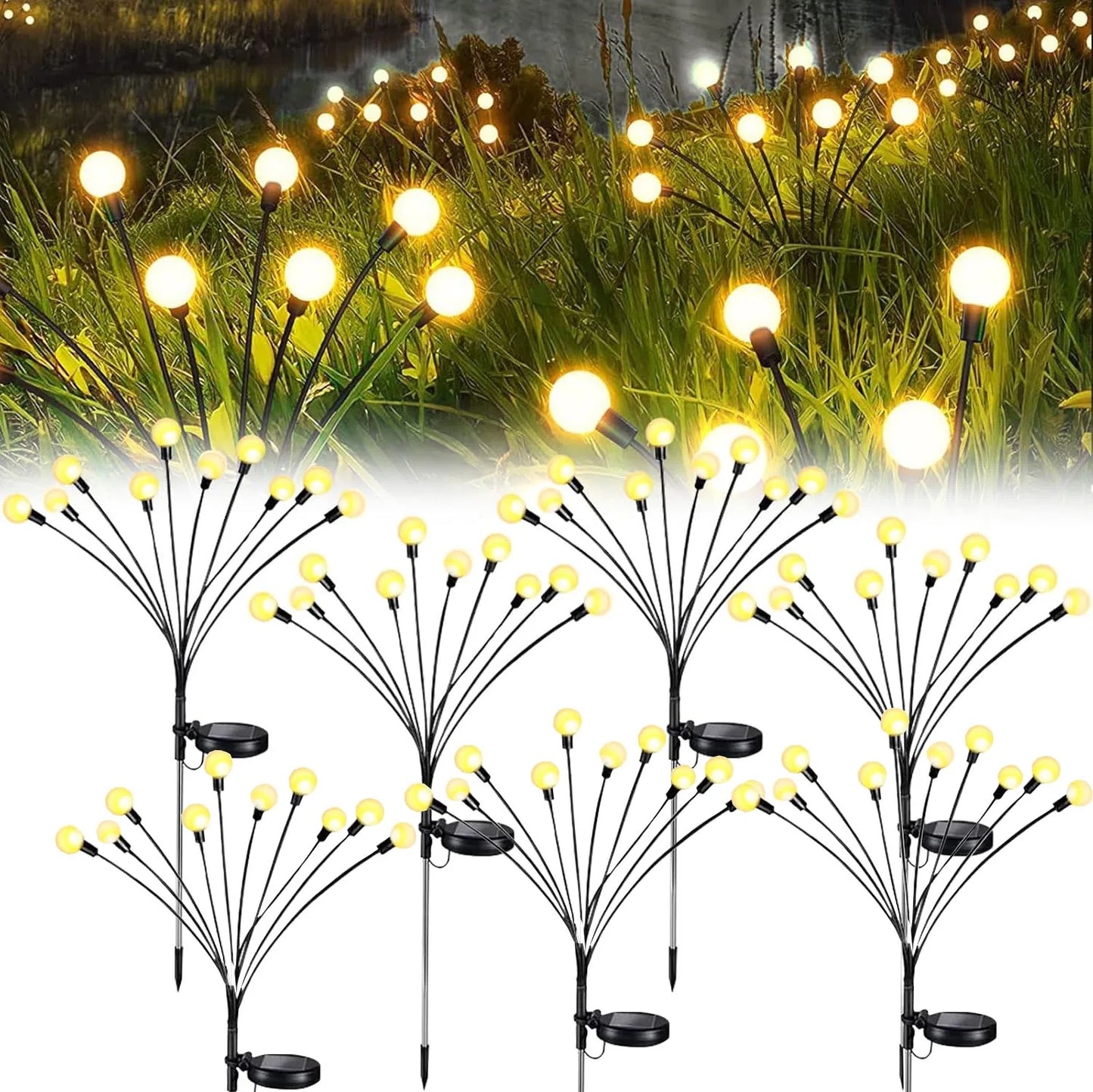 Solar Garden Firefly Lights