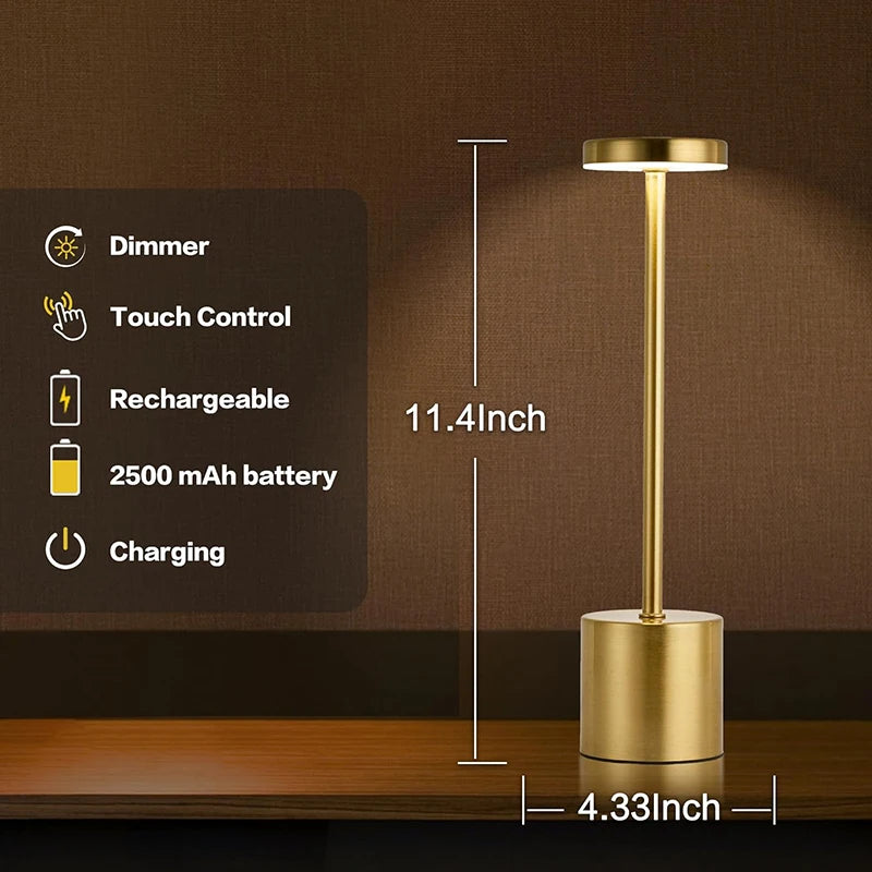 Classic USB Rechargeable Table Lamp