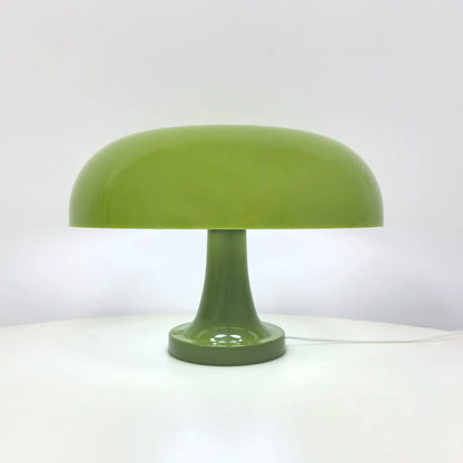 Orange Bedside Lamp for Bedroom Nightstand, Retro Mushroom Table Lamp