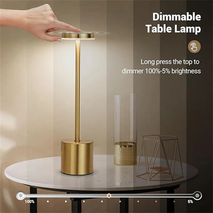Classic USB Rechargeable Table Lamp