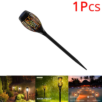 Solar Flickering Flame Torch Light