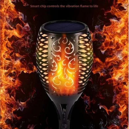 Solar Flickering Flame Torch Light