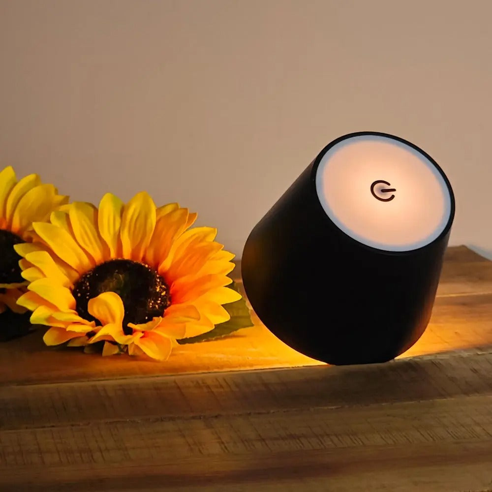 Wireless LED Bottle Lamp Type-C Charging Touch Control