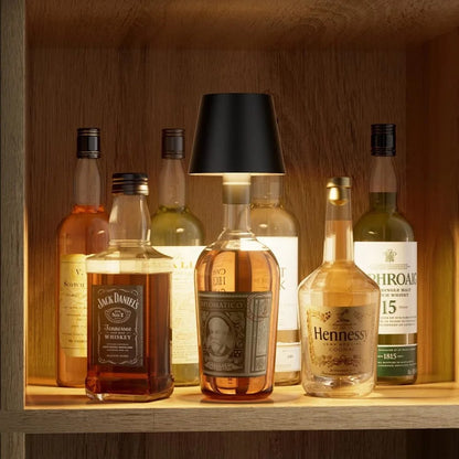 Wireless LED Bottle Lamp Type-C Charging Touch Control