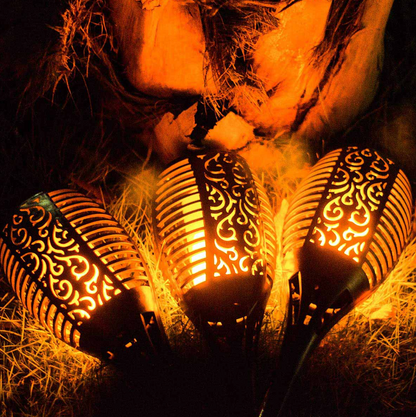 Solar Flickering Flame Torch Light