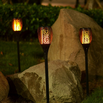 Solar Flickering Flame Torch Light